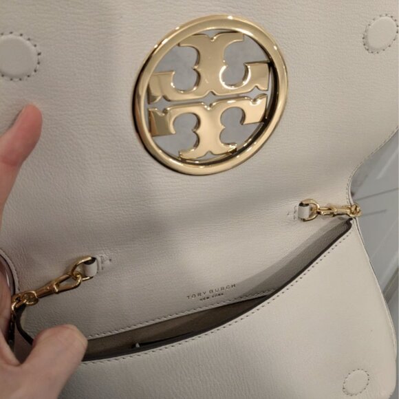 Tory Burch Vera Clutch - New Ivory Color - Picture 9 of 11